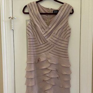 Adrianna Papell Dress, Size 10, Champagne